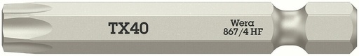 [WER_05060511001] Wera 05060511001 867/4 TORX® HF Bits w/Holding Function, TX 40 X 50 mm
