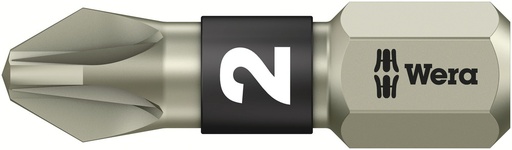 [WER_05071021001] Wera 05071021001 3855/1 TS Bits, Stainless, PZ 2 X 25 mm