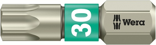 [WER_05071037001] Wera 05071037001 3867/1 TS TORX® Bits, Stainless, TX 30 X 25 mm