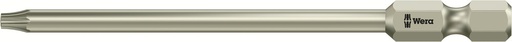 [WER_05071089001] Wera 05071089001 3867/4 TORX® BO Bits With Bore Hole, Stainless, TX 10 X 89 mm