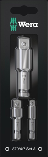 [WER_05073200001] Wera 05073200001 870/4/7 Set A SB, 3 Pc