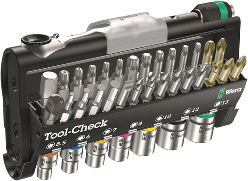 [WER_05073220001] Wera 05073220001 * Tool-Check 1 SB, 38 Pc - Discontinued - Replaced by 05049050001