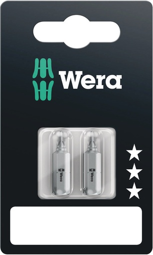 [WER_05073308001] Wera 05073308001 855/1 Z SB Bits, PZ 1 X 25 mm, 2 Pc
