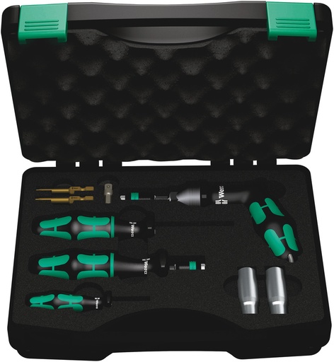 [WER_05074745001] Wera 05074745001 7443/61/9 Assembly Set For Tire Pressure Control Systems, 9 Pc