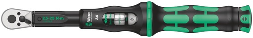 [WER_05075605001] Wera 05075605001 Click-Torque A 6 Torque Wrench With Reversible Ratchet, 2.5-25 Nm, 1/4" X 2.5-25 Nm