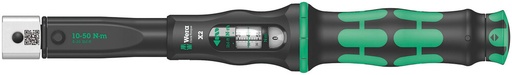 [WER_05075652001] Wera 05075652001 Click-Torque X 2 Torque Wrench For Insert Tools, 10-50 Nm, 9X12 X 10-50 Nm