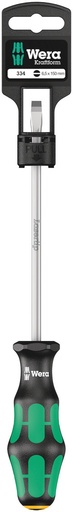[WER_05100030001] Wera 05100030001 334 SB Screwdriver For Slotted Screws, 1.2 X 6.5 X 150 mm