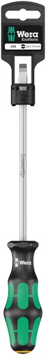 [WER_05100031001] Wera 05100031001 334 SB Screwdriver For Slotted Screws, 1.2 X 8 X 175 mm