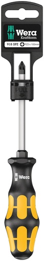 [WER_05100081001] Wera 05100081001 918 SPZ SB Screwdriver For Pozidriv Screws, PZ 2 X 100 mm