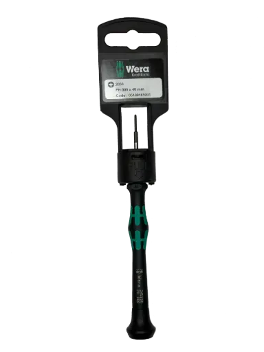 [WER_05100169001] Wera 05100169001 2050 PH 1 X 80 mm Hang-Tag Micro Driver For Phillips Screws