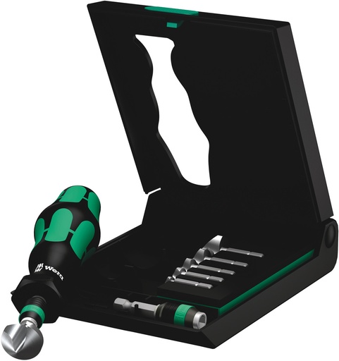 [WER_05104655001] Wera 05104655001 845/8 1-Flute Countersink Bits Set, 8 Pc