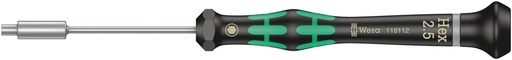 [WER_05118112001] Wera 05118112001 2069 Nut Driver For Electronic Applications, 2.5 X 60 mm