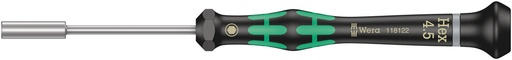 [WER_05118122001] Wera 05118122001 2069 Nut Driver For Electronic Applications, 4.5 X 60 mm