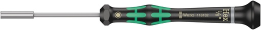 [WER_05118132001] Wera 05118132001 2069 Nut Driver For Electronic Applications, 1/8" X 60 mm