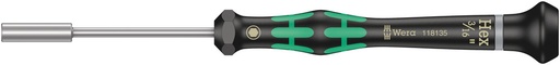 [WER_05118135001] Wera 05118135001 2069 Nut Driver For Electronic Applications, 3/16" X 60 mm