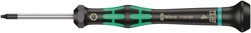 [WER_05118180001] Wera 05118180001 2067 TORX® HF Screwdriver w/Holding Function For Electronic Applications, TX 4 X 40 mm
