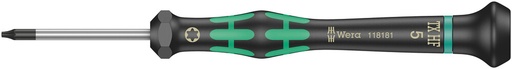 [WER_05118181001] Wera 05118181001 2067 TORX® HF Screwdriver w/Holding Function For Electronic Applications, TX 5 X 40 mm