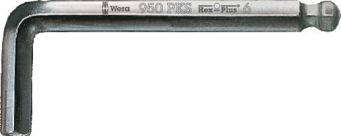 [WER_05133154001] Wera 05133154001 950 PKS L-Key, Metric, Chrome-Plated, 4 X 80 mm