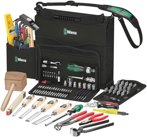 [WER_05134011001] Wera 05134011001 Wera 2GO H 1 Tool Set For Wood Applications, 134 Pc
