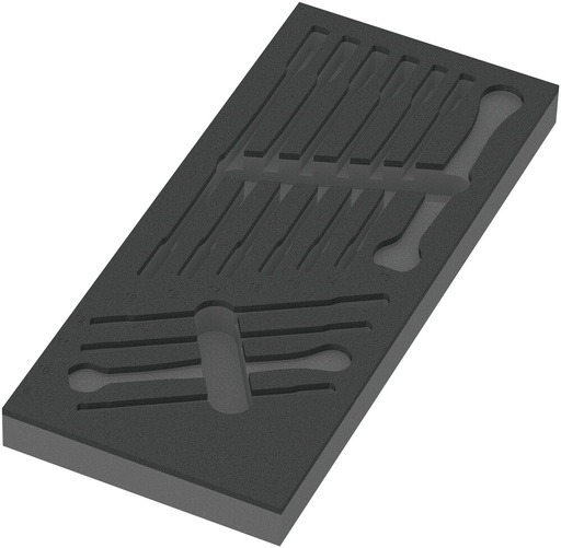 [WER_05137330001] Wera 05137330001 9830 Foam Insert 6000 Joker Set 1, Empty, 172 X 30 X 392 mm