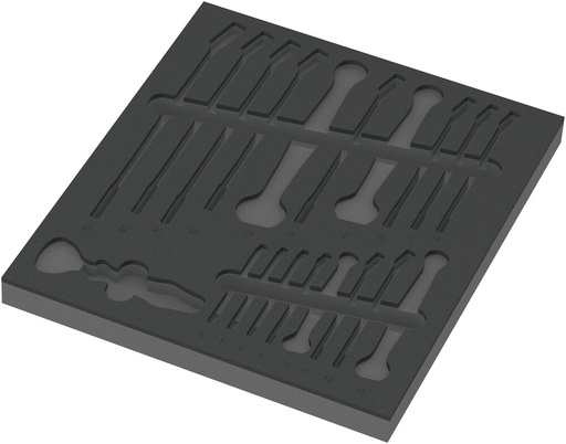 [WER_05137331001] Wera 05137331001 9831 Foam Insert 6003 Joker Set 1, Empty, 344 X 30 X 392 mm