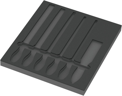 [WER_05137383001] Wera 05137383001 9883 Foam Insert PFERD File Set 1, Empty, 344 X 30 X 392 mm