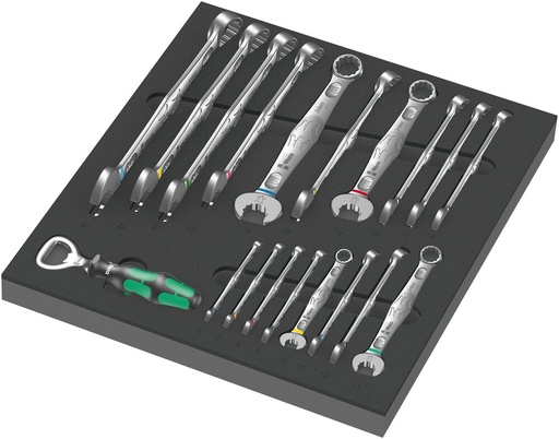 [WER_05150121001] Wera 05150121001 9731 Foam Insert 6003 Joker Set 1, 19 Pc