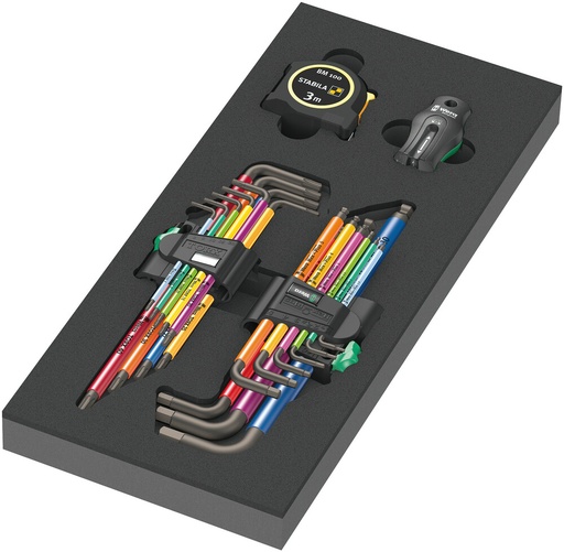 [WER_05150140001] Wera 05150140001 9740 Foam Insert L-Key Set 1, 20 Pc