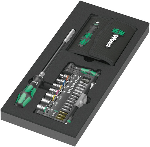 [WER_05150150001] Wera 05150150001 9750 Foam Insert Kraftform Kompakt and Tool-Check Plus Set 1, 57 Pc