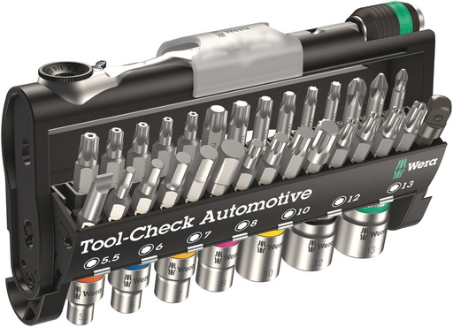 [WER_05200995001] Wera 05200995001 * Tool-Check Automotive 1, 38 Pc, Discontinued - Replaced by 05049065001