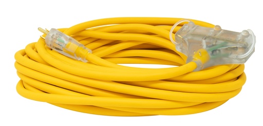 [SWR_3488SW0002] Southwire 50ft 12/3 SJEOOW Polar/Solar®  Three-Way Power Block (Yellow)