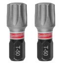 Milwaukee 48-32-4989 SHOCKWAVE™ 1" Impact TORX® T50 Insert Bits (2 PK)