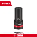 Milwaukee 49-66-7842 SHOCKWAVE™ Impact Duty 1" Drive 1-1/16" Thin Wall Extra Deep 6 Point Socket