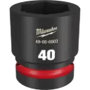 Milwaukee 49-66-6603 SHOCKWAVE™ Impact Duty 1" Drive 40MM Standard 6 Point Socket