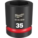 Milwaukee 49-66-6600 SHOCKWAVE™ Impact Duty 1" Drive 35MM Standard 6 Point Socket