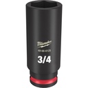 Milwaukee 49-66-6125 SHOCKWAVE™ Impact Duty 3/8" Drive 3/4" Deep 6 Point Socket