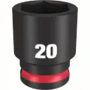 Milwaukee 49-66-6737 SHOCKWAVE™ Impact Duty 3/8" Drive 20MM Standard 6 Point Socket