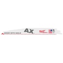 Milwaukee 48-01-2006 9" 5 TPI The AX™ Demolition Wood Cutting Sawzall® Blade Bulk 10