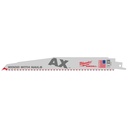 Milwaukee 48-00-8026 9" 5 TPI AX™ SAWZALL® Blade for Wood with Nails (25 PK)
