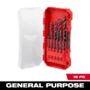 Milwaukee 48-89-2803 15PC THUNDERBOLT® Black Oxide Drill Bit Set