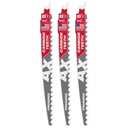 Milwaukee 48-00-5332 9" 3 TPI AX™ with Carbide Teeth SAWZALL® Blade for Pruning (3 PK)