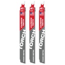 Milwaukee 48-00-5302 9" 8 TPI TORCH™ with Carbide Teeth SAWZALL® Blades (3 PK)