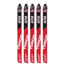 Milwaukee 48-00-5563 12" 8 TPI TORCH™ with NITRUS™ Carbide SAWZALL® Blade for Cast Iron (5 PK)