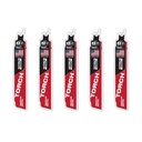 Milwaukee 48-00-6551 6" 10 TPI TORCH™ with NITRUS™ Carbide Teeth SAWZALL® Blade for Conduit and Strut (5 PK)