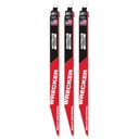 Milwaukee 48-00-5373 12" WRECKER™ with NITRUS™ Carbide SAWZALL® Blade for Multi-Material (3 PK)