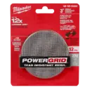 Milwaukee 48-80-6220 3” 220 Grit Mesh Sanding Discs with POWERGRID™ Tear Resistant Mesh – (12 PK) + Pad Saver