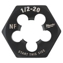 Milwaukee 49-57-5362 1/2"-20 NF 1-Inch Hex Threading Die