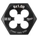 Milwaukee 49-57-5349 M9-1.00 mm 1-Inch Hex Threading Die