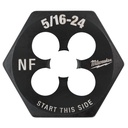 Milwaukee 49-57-5344 5/16"-24 NF 1-Inch Hex Threading Die