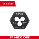 Milwaukee 49-57-5330 12-24 NC 1-Inch Hex Threading Die